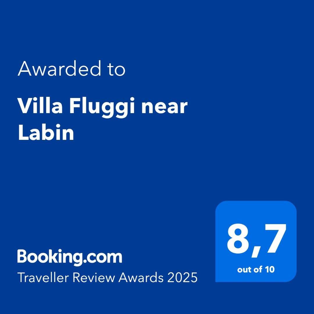 Villa Fluggi Near Labin Santalezi Eksteriør billede